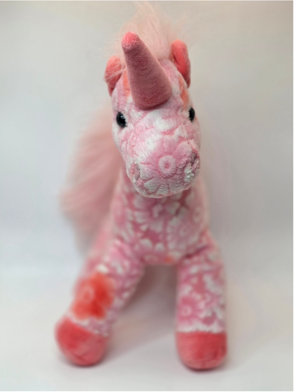 Toys R Us Stuffed Animal Unicorn Plush One Size Pink White